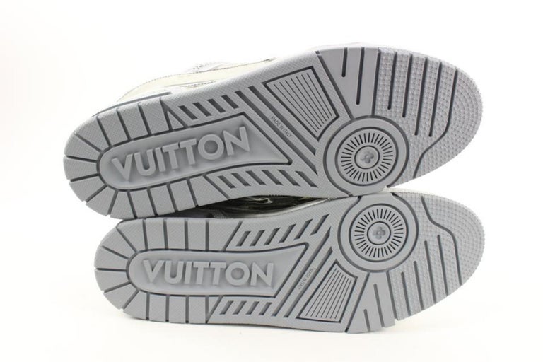 Louis Vuitton Mens Virgil Abloh Sneaker Silver / Tan EU 42 / UK 8