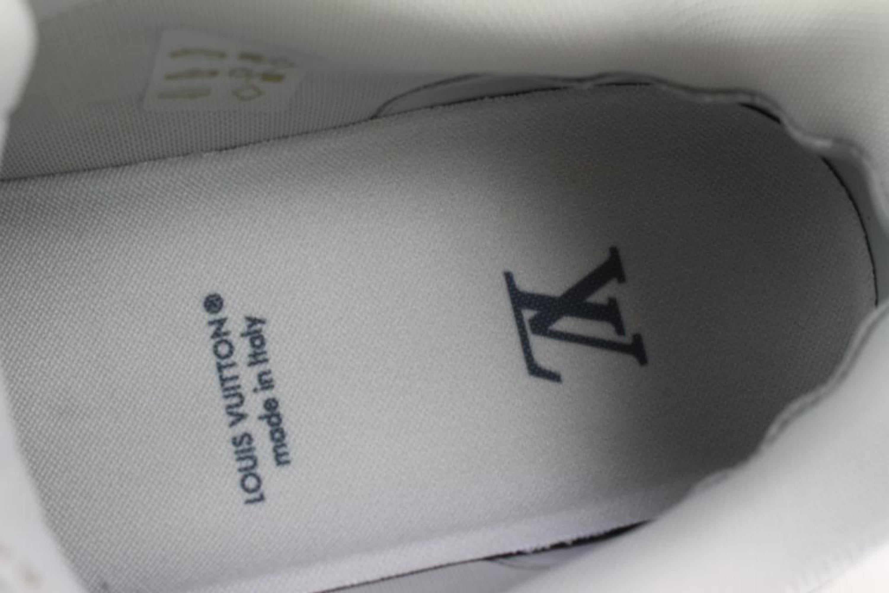 Louis Vuitton Herren 10 US Virgil Abloh Silver Mirror Sneaker  124lv4 im Zustand „Neu“ im Angebot in Dix hills, NY