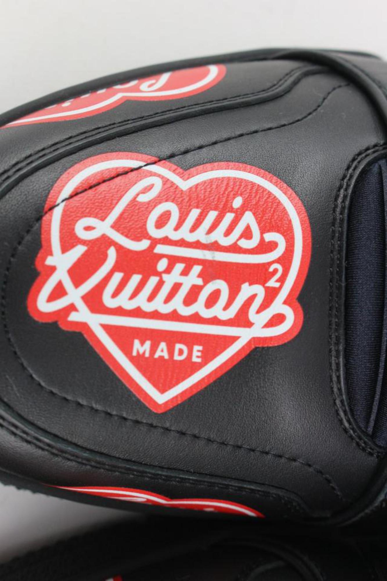 Louis Vuitton Men's 10 US Virgil Abloh x Nigo LV Made Heart Trainer 123lv20 4