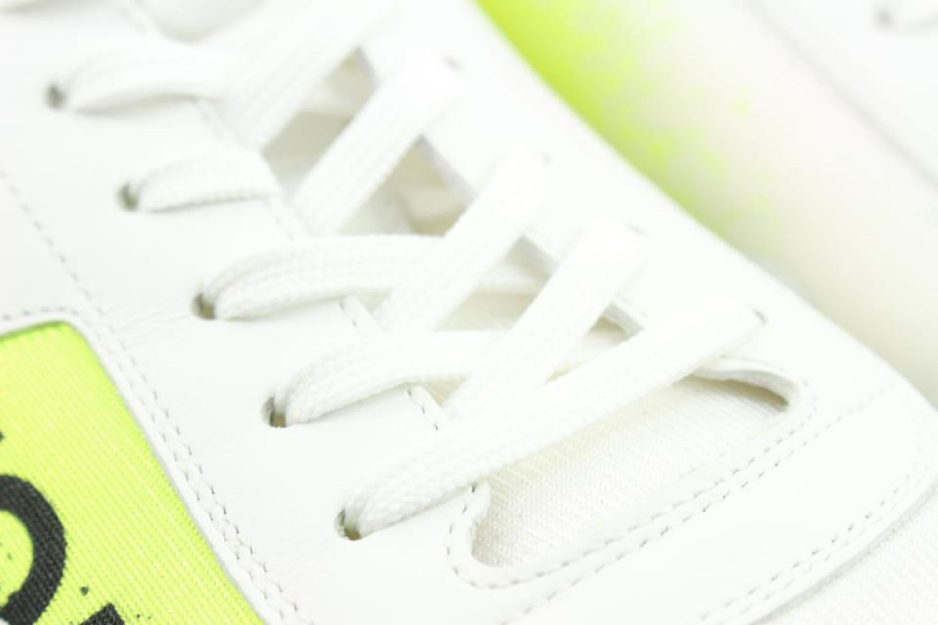 Louis Vuitton Men's 10 US White x Yellow Gradient LV Run Away Sneaker 32lv21s 1