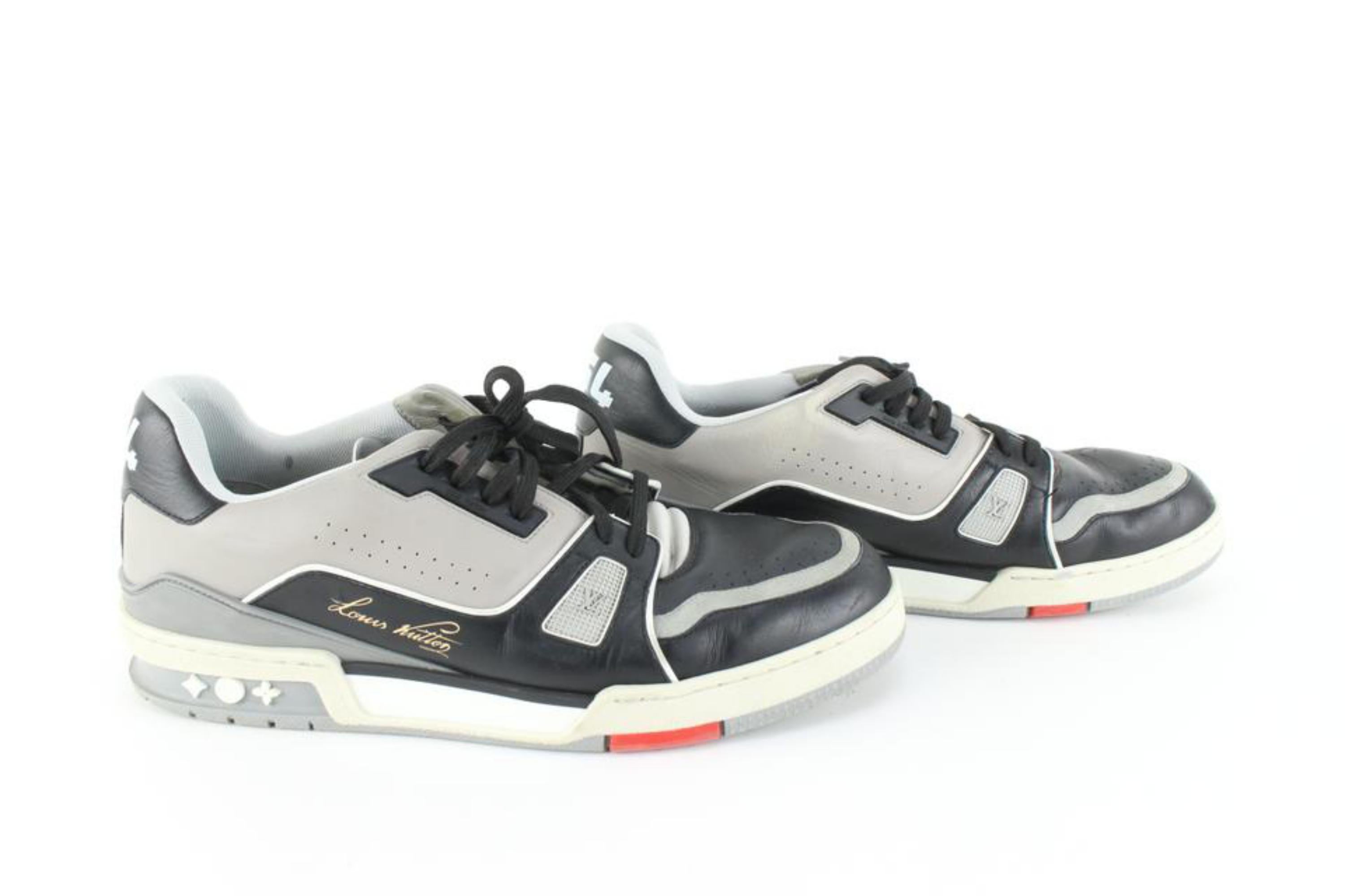 Louis Vuitton Men's 10.5 US Virgil Abloh Trainer Sneaker Low 86lz727s 4