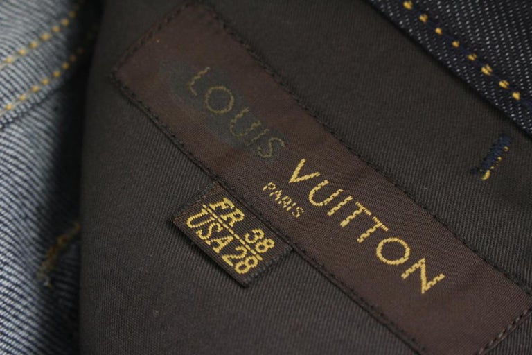 Louis Vuitton Men's 28 Navy Denim Jeans 1222lv31