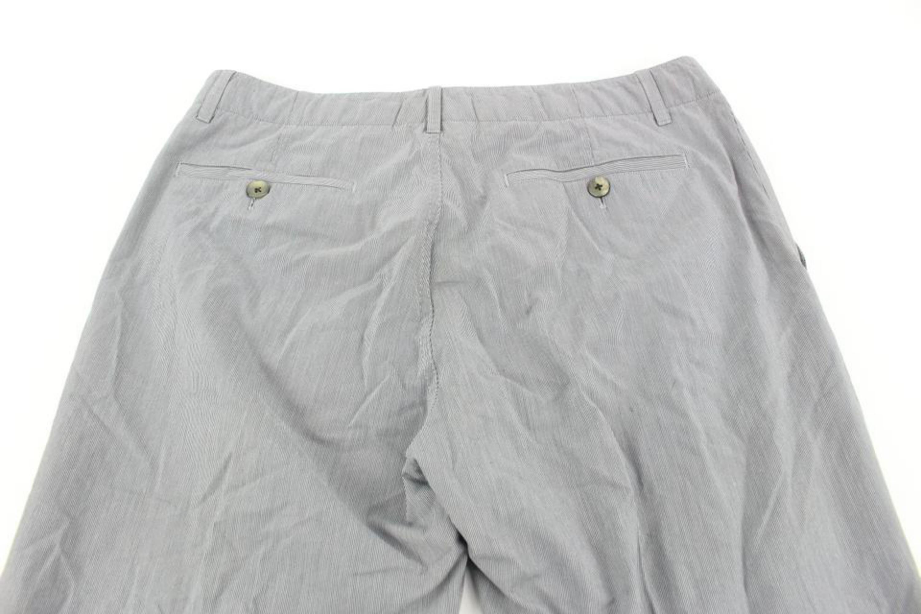 Louis Vuitton Men's 30 Grey Pants 125lv25 For Sale 1