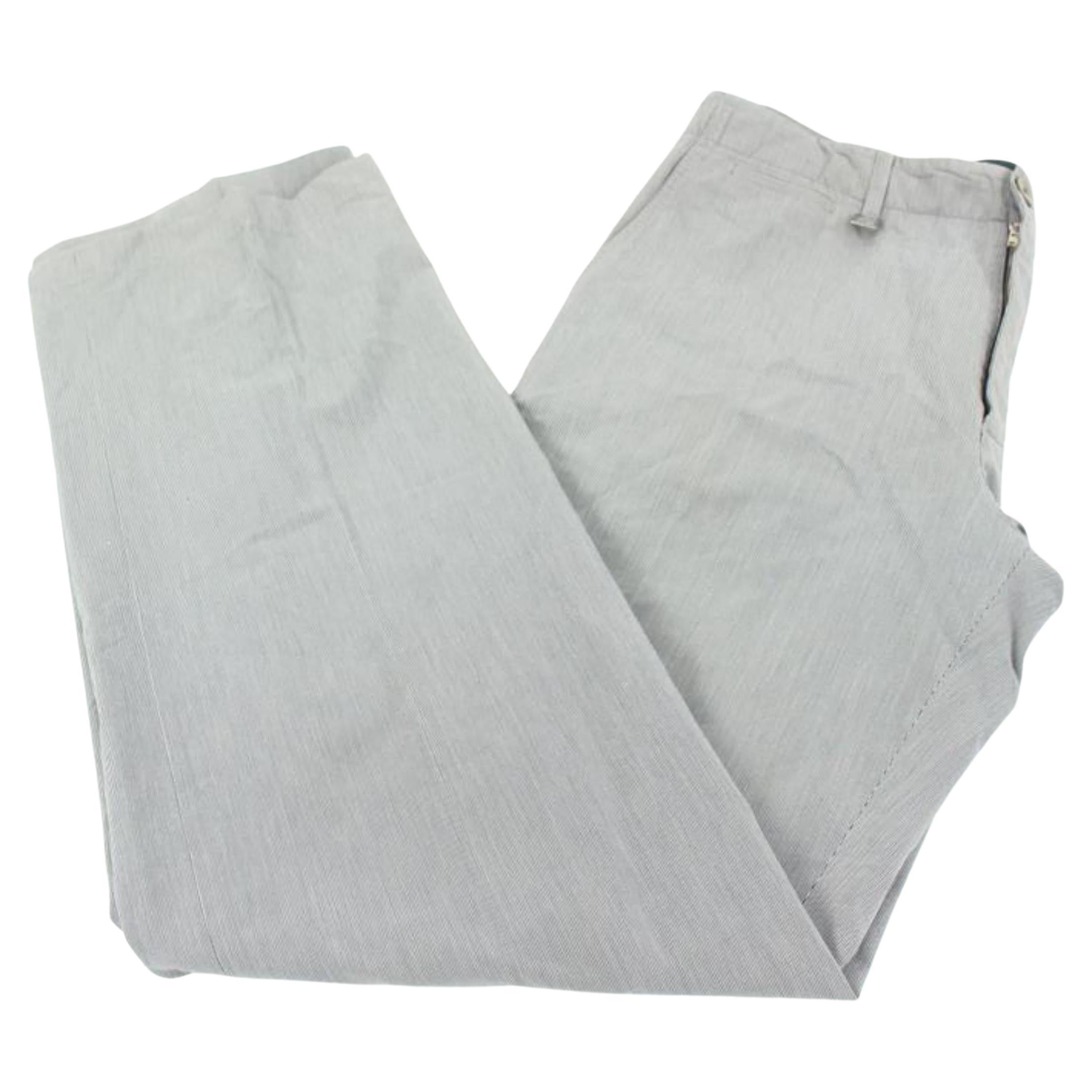 Louis Vuitton Men's 30 Grey Pants 125lv25 For Sale