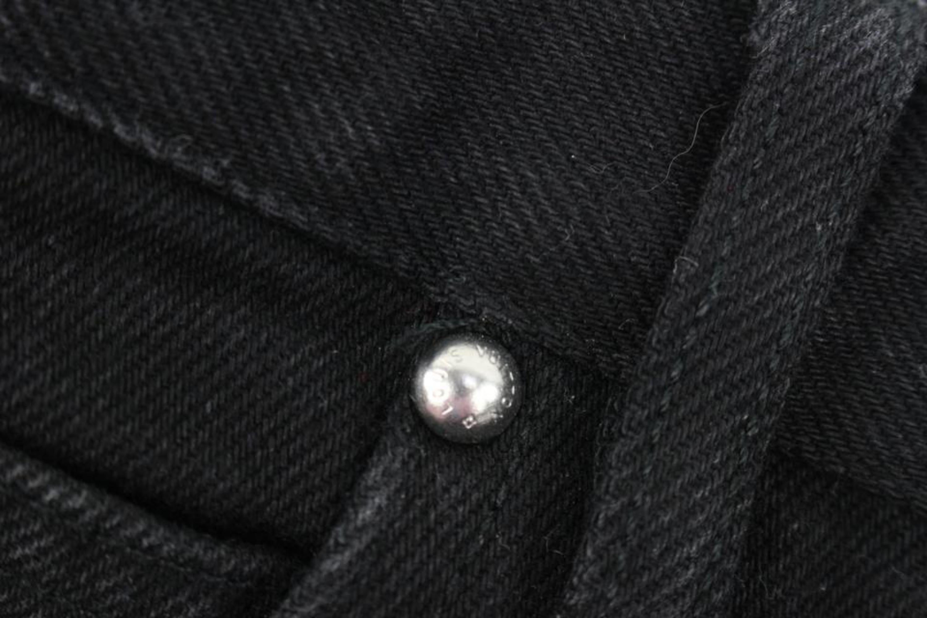 Louis Vuitton Uniformes Size 36/AU 8 Navy LV Button Collared Blazer Jacket