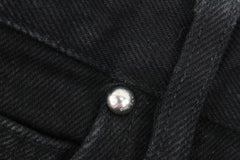 Louis Vuitton Men's 40 US Black Denim Gaston V LV Jeans 118lv45