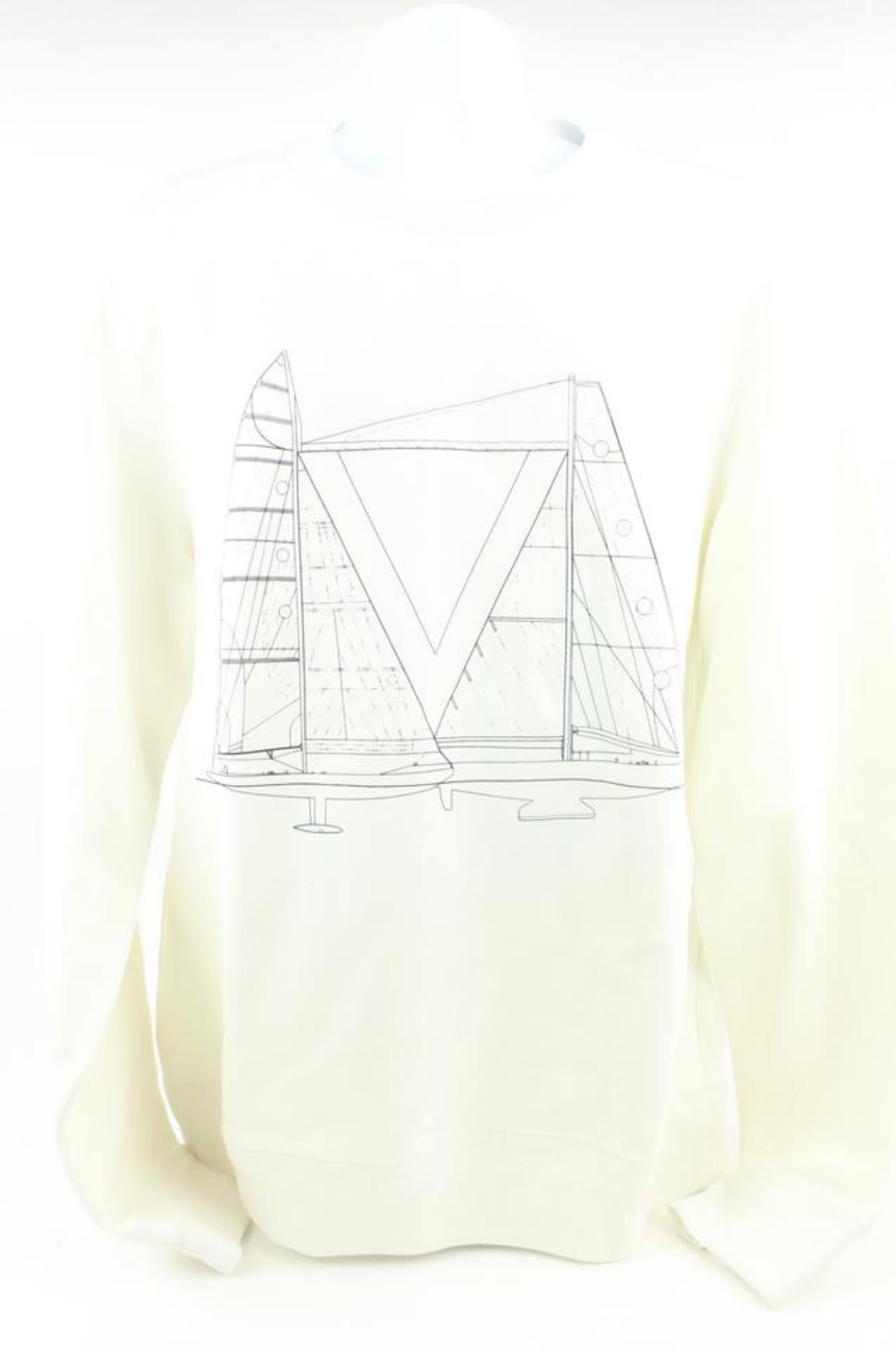 Louis Vuitton Men's 5L XXXXL 2017 LV Cup Crewneck Sweater 114lv9 Size: 5L In New Condition In Dix hills, NY