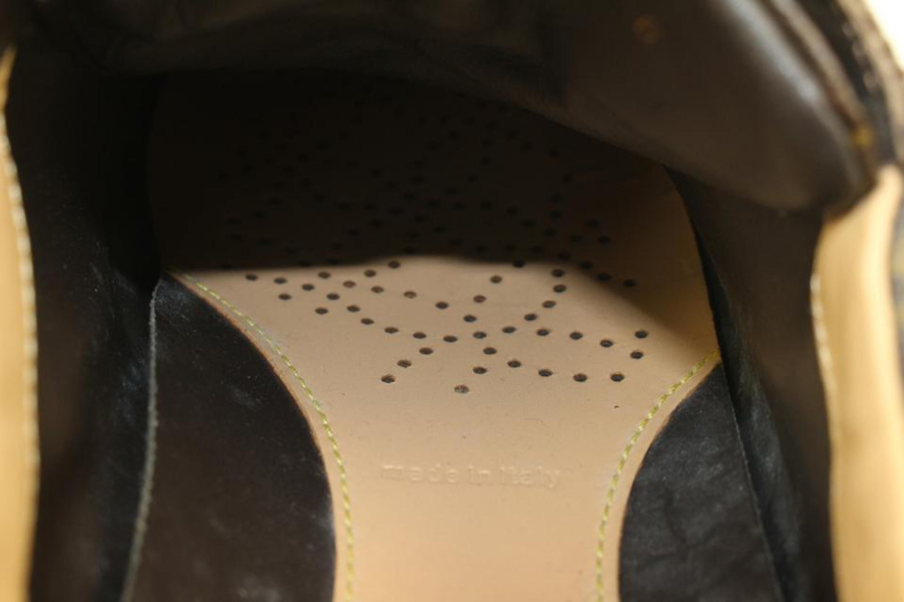 Louis Vuitton Herren 7 US Brown Suede Monogram Energie Sneaker Full Set 37lv31s im Angebot 3