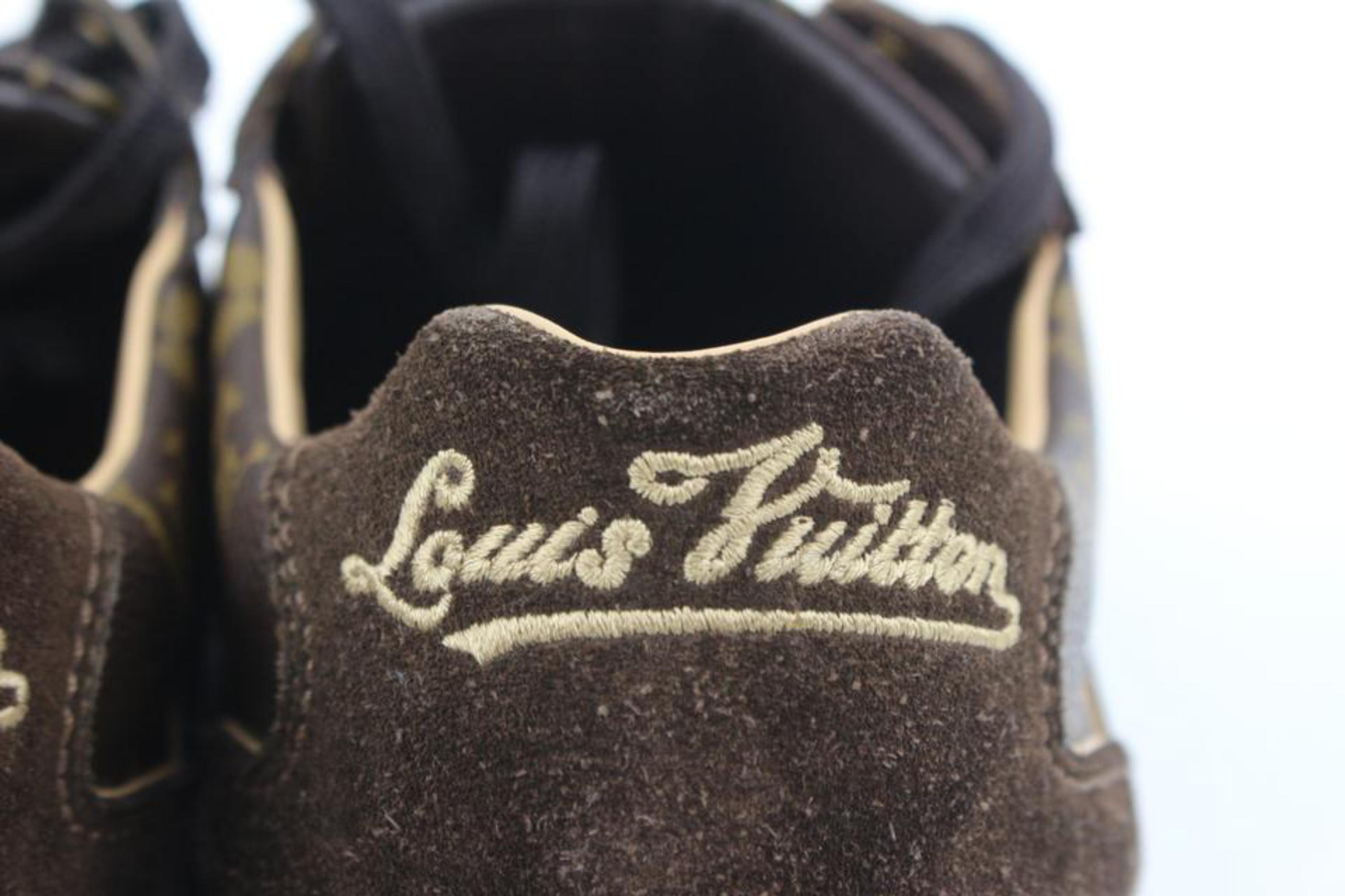 Louis Vuitton Shoes Classic LV Vintage Rare Sneakers Mens Brown