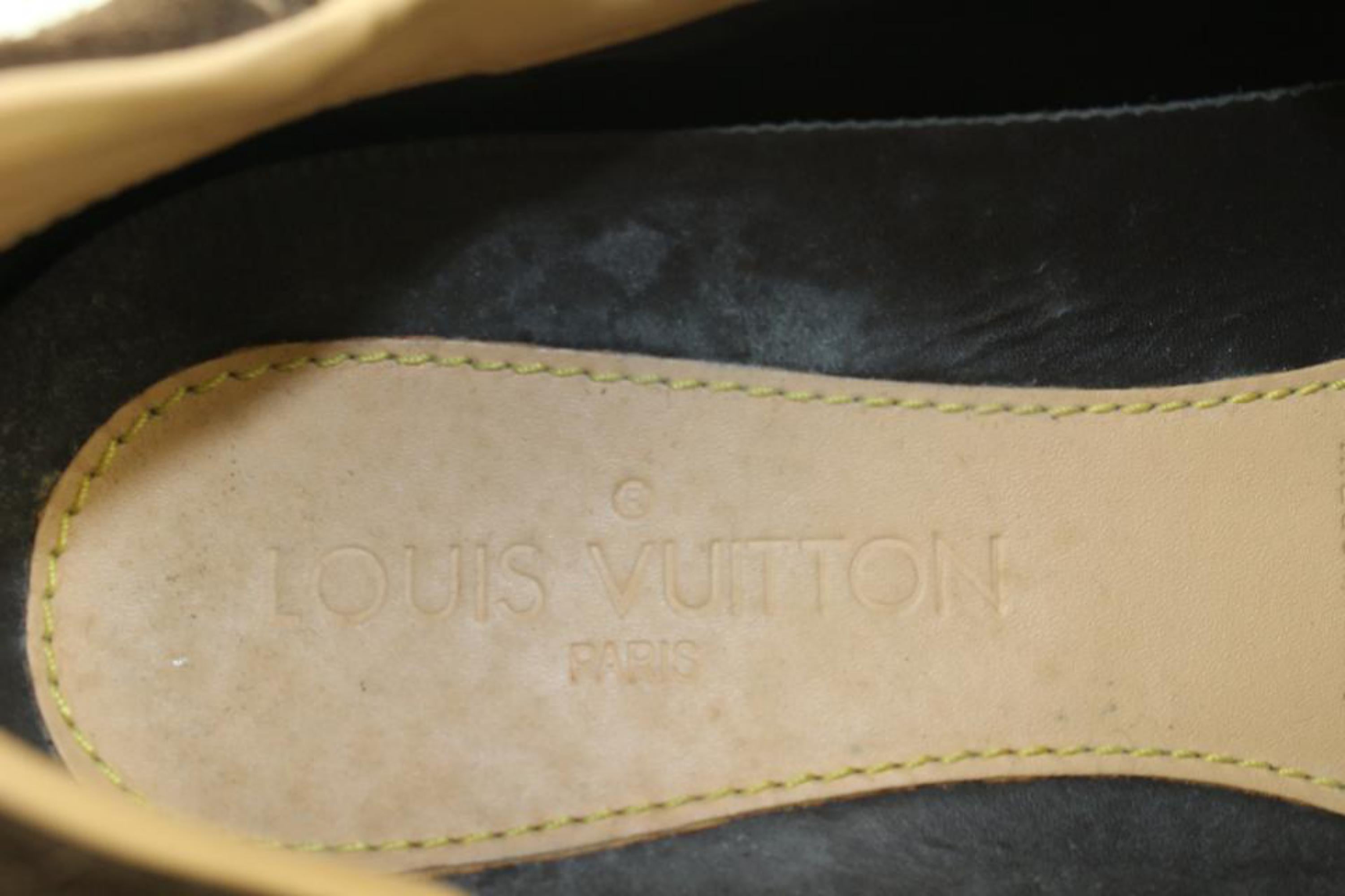 Louis Vuitton Men's 7 US Brown Suede Monogram Energie Sneaker Full Set 37lv31s For Sale 2