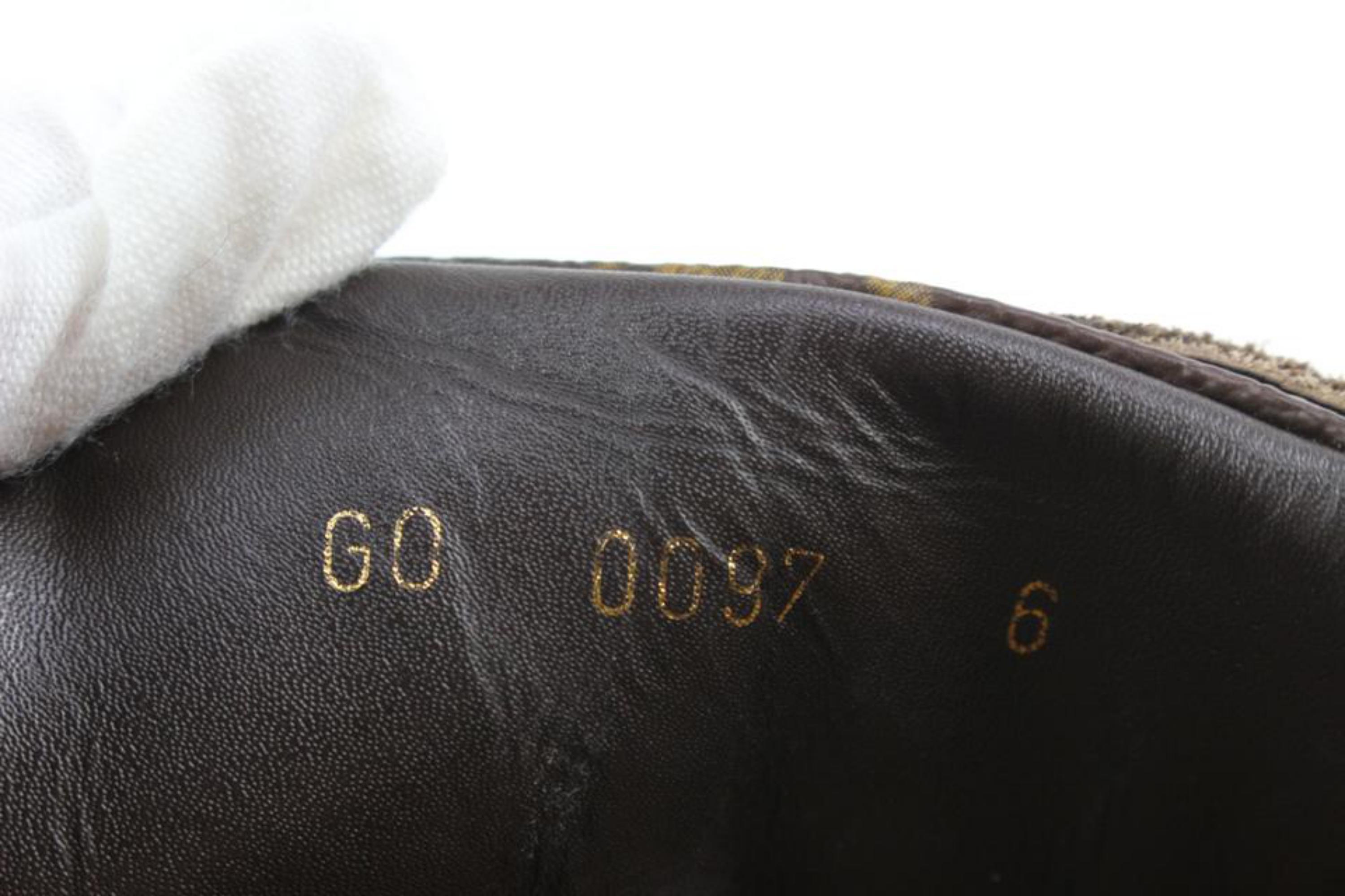 Louis Vuitton Herren 7 US Brown Suede Monogram Energie Sneaker Full Set 37lv31s im Zustand „Gut“ im Angebot in Dix hills, NY