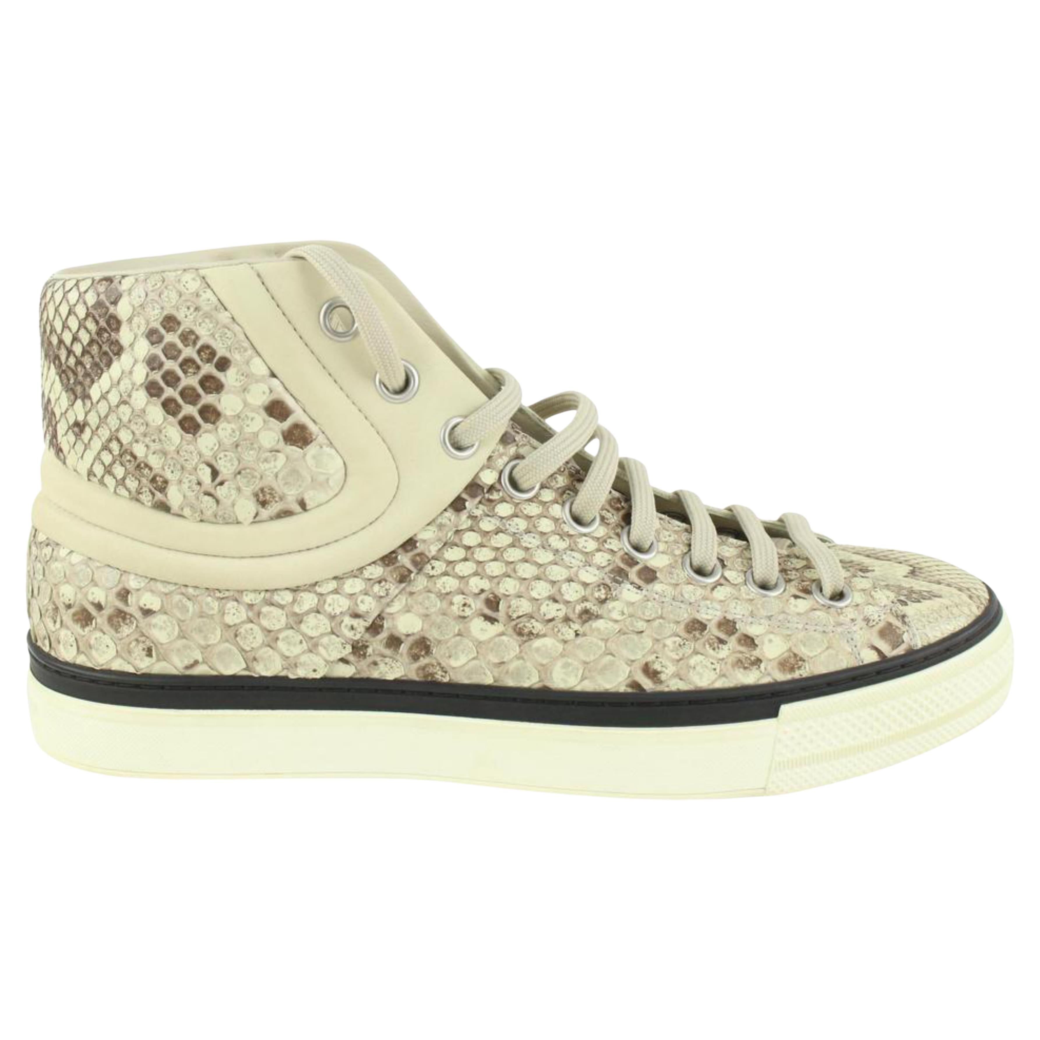 Louis-Vuitton Paris Brown And Beige Sneakers (Size 8) (Used)