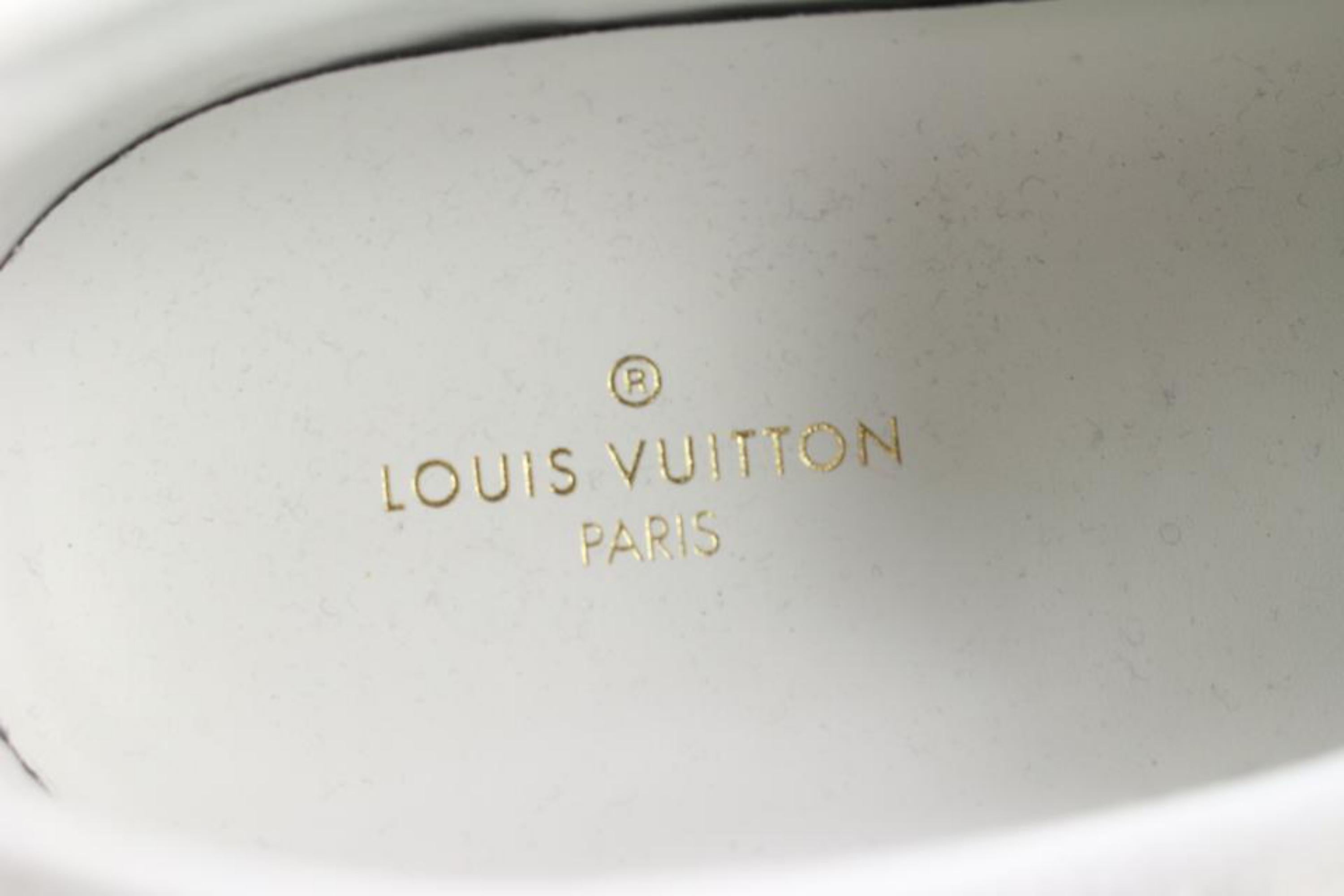 Louis Vuitton Men's 8.5 US Trocadero Richilieu Monogram Tie Dye Sneaker s27lv98 In New Condition In Dix hills, NY