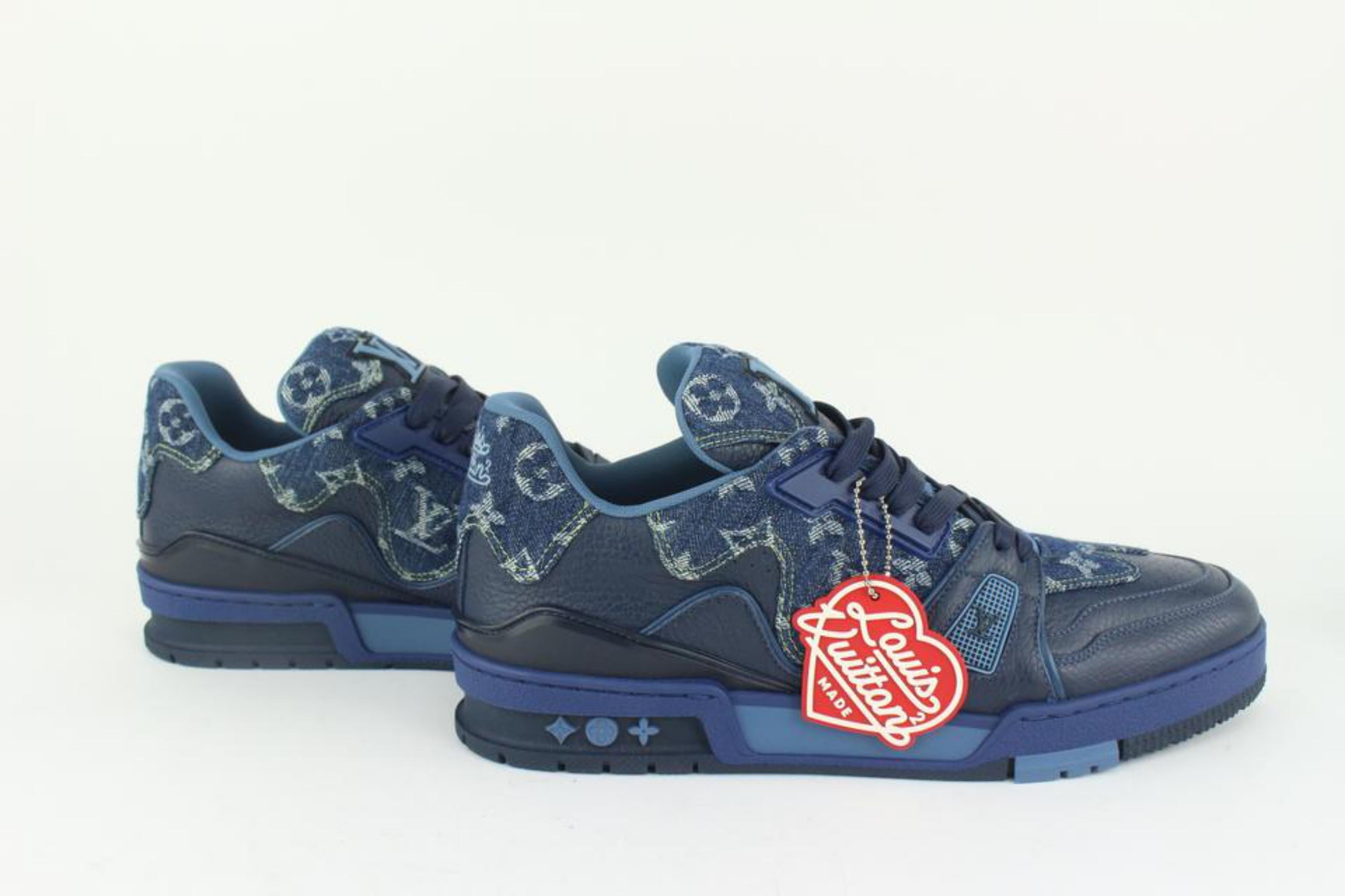 chaussure louis vuitton bleu