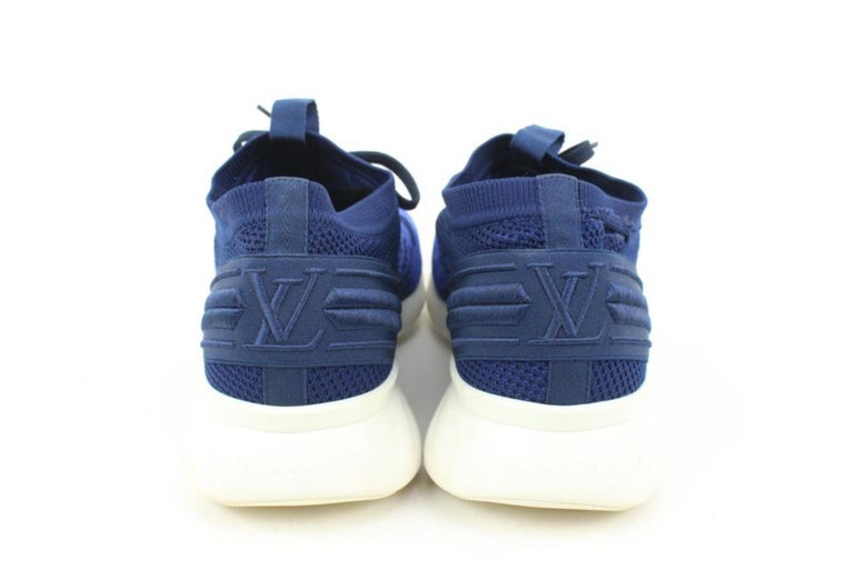 LOUIS VUITTON SLALOM sneakers BLUE UK7.5/ US8.5 shoes 100% Authentic