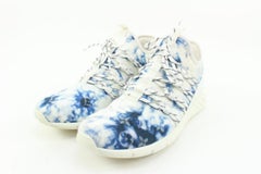 Louis Vuitton Men's 9.5 US White x Marine Tie Dye Fastlane Sneaker 34lv21s