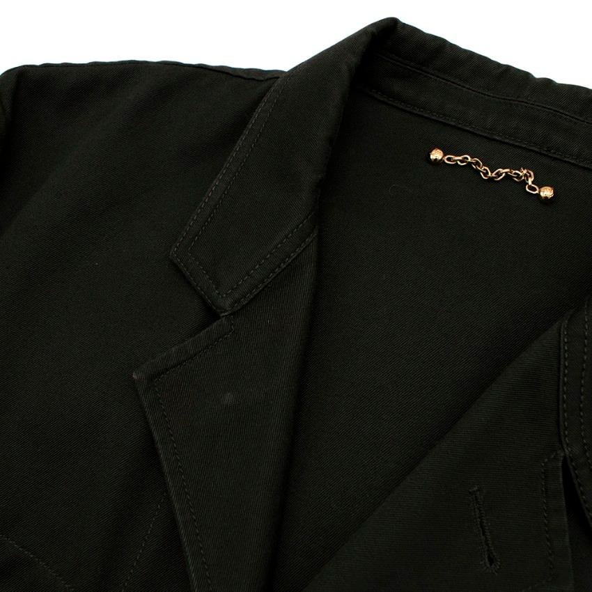 Black Louis Vuitton Mens Grey Cotton Jacket - Size FR 52 For Sale