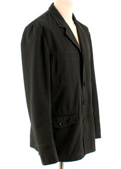 Louis Vuitton Mens Grey Cotton Jacket - Size XL - FR 52