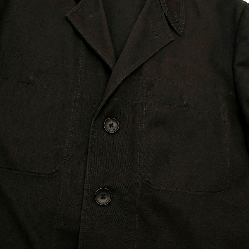 Louis Vuitton Mens Grey Cotton Jacket - Size XL - FR 52 1