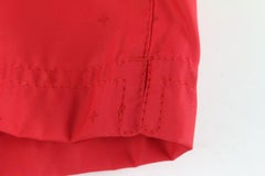 Louis Vuitton Men's L Red Brown Garnet LVSE Monogram Zip Through Sweater 121l