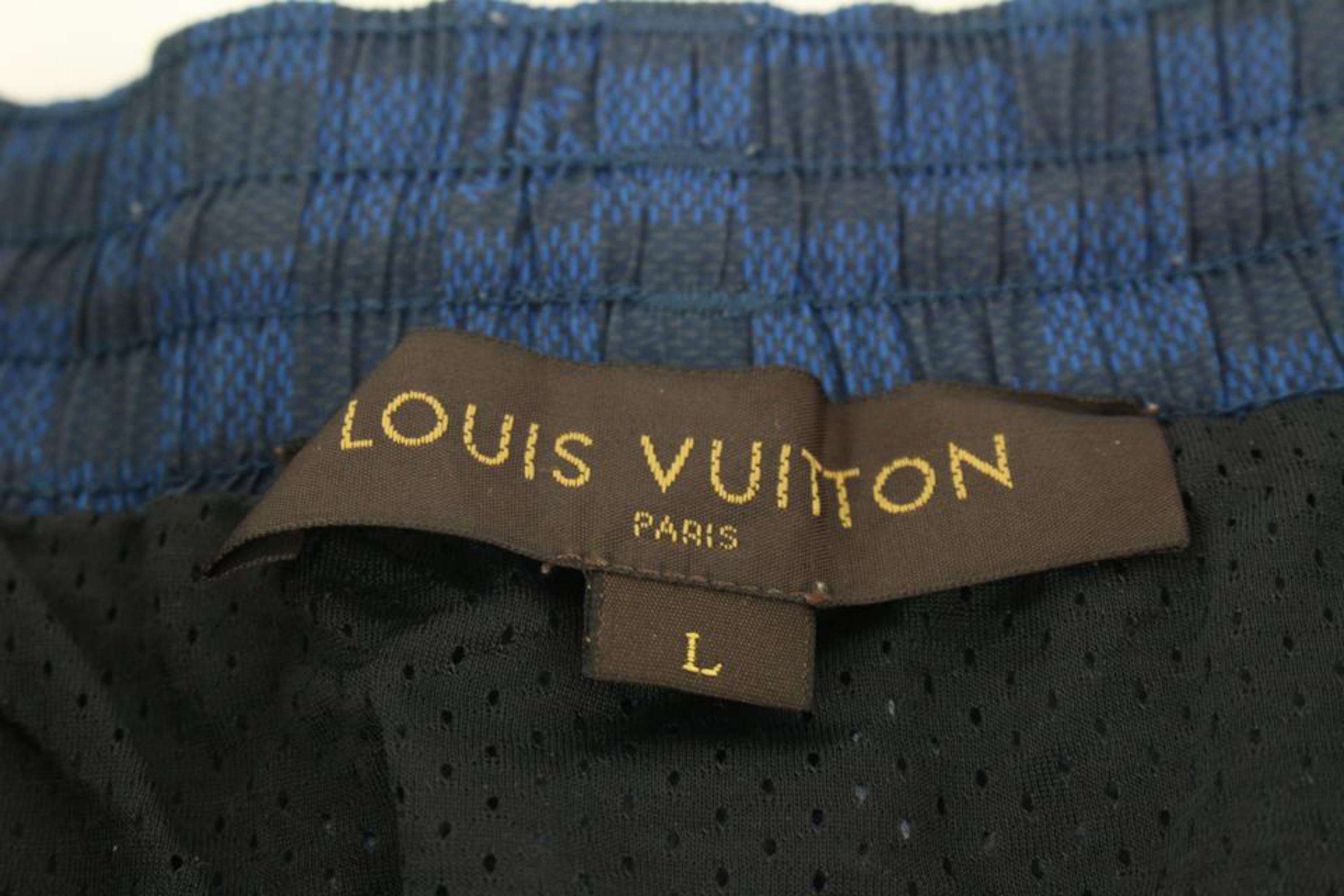 Louis Vuitton Damier Men Black Swimming Trunk Shorts Medium
