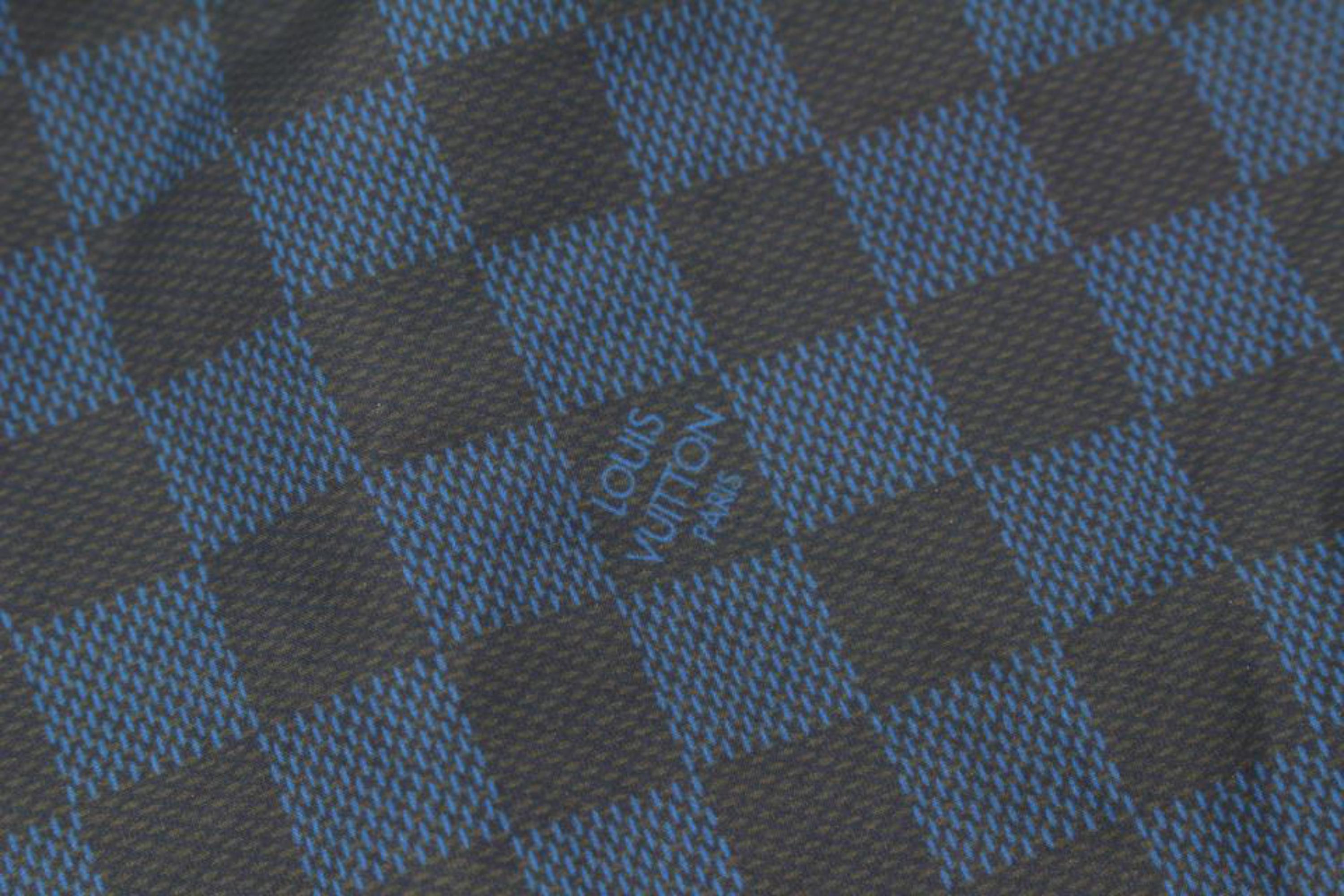 Louis Vuitton Men's Large Blue Damier Board Shorts Bathing Suit Swim 125lv29 3