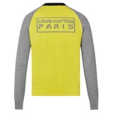 Louis Vuitton Sz L Virgil Plain Rainbow Runway Monogram Velour Zip Sweatshirt 928l69