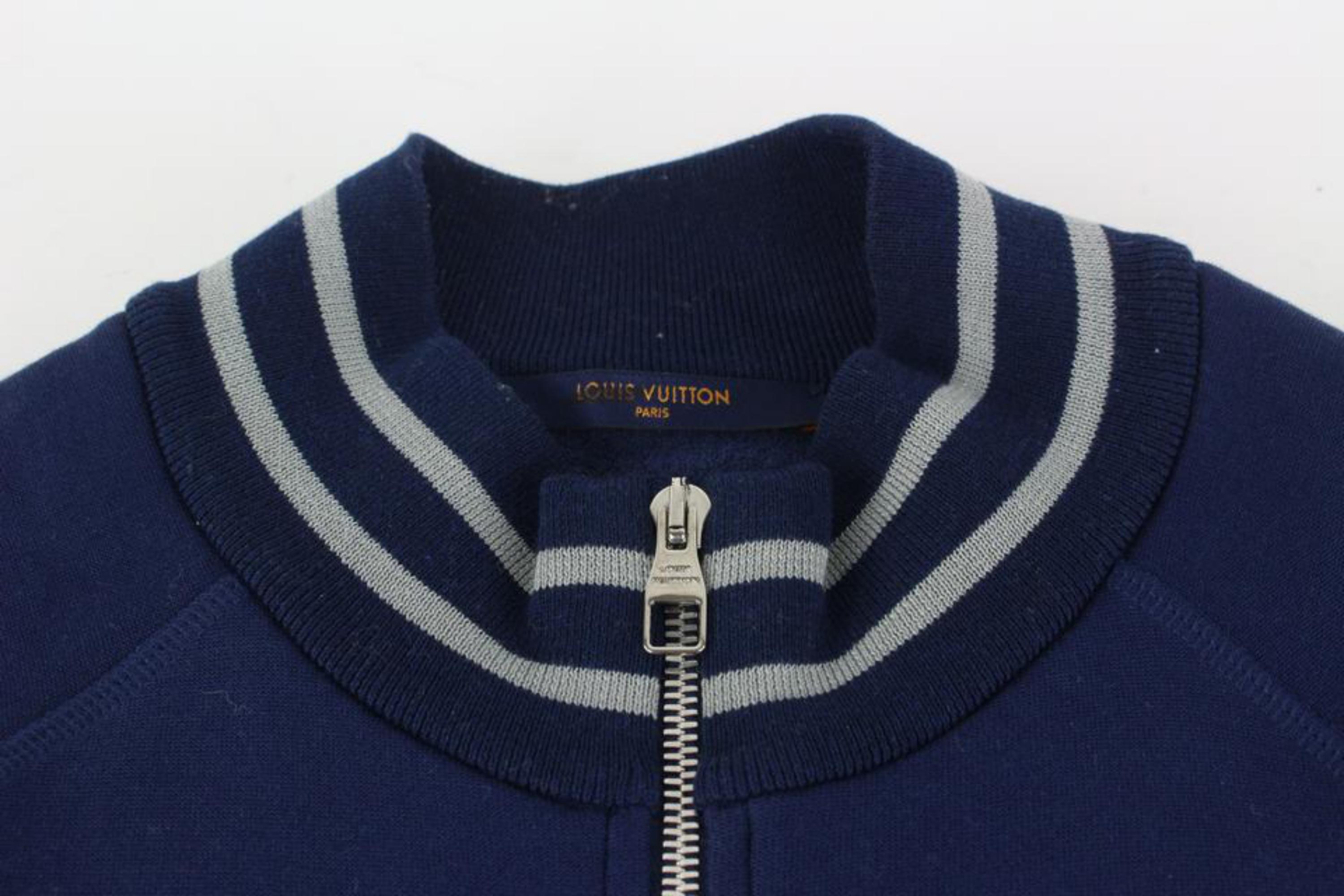 Louis Vuitton - Grande veste de baseball pour homme en forme de coupe Aloha, en édition limitée  928lv72 Excellent état - En vente à Dix hills, NY