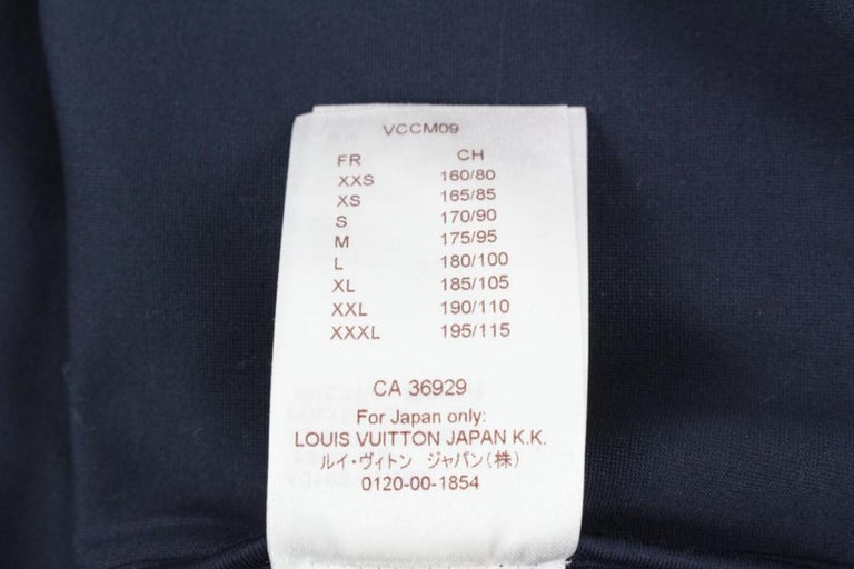 i dag gå i stå sår Louis Vuitton Men''s Large Navy Blue LV America''s Cup Zip Up Jacket  7lv222s For Sale at 1stDibs