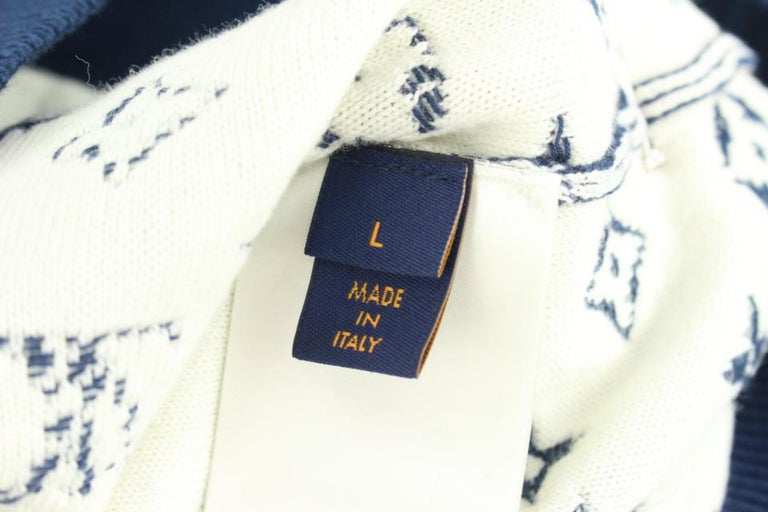 Louis Vuitton, Sweaters, Louis Vuitton Mens Blue Lvse Monogram Degrade  Crewneck