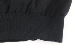 Louis Vuitton Men's Large Virgil Abloh Black Upsidedown Label Sweater 23lv617s