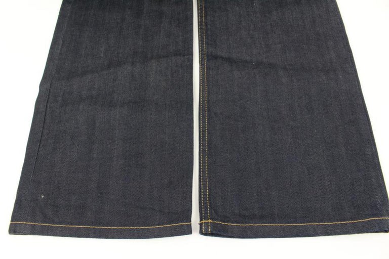 Jeans Louis Vuitton Black size 38 FR in Denim - Jeans - 24537505
