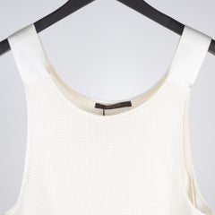 Louis Vuitton Men's Sleeveless Cotton Top M White Casual Summer Style