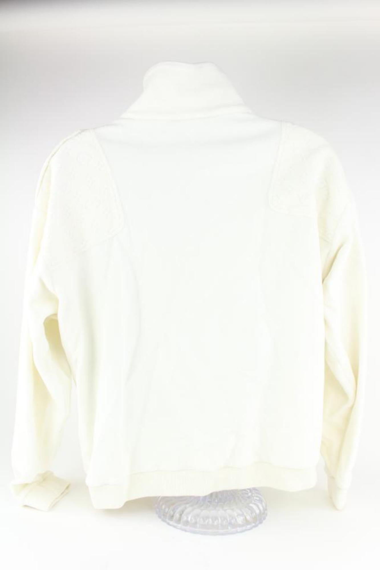 Louis Vuitton Mens Small Plain Rainbow Runway Velour Monogram Zip Sweatshirt106l For Sale 4