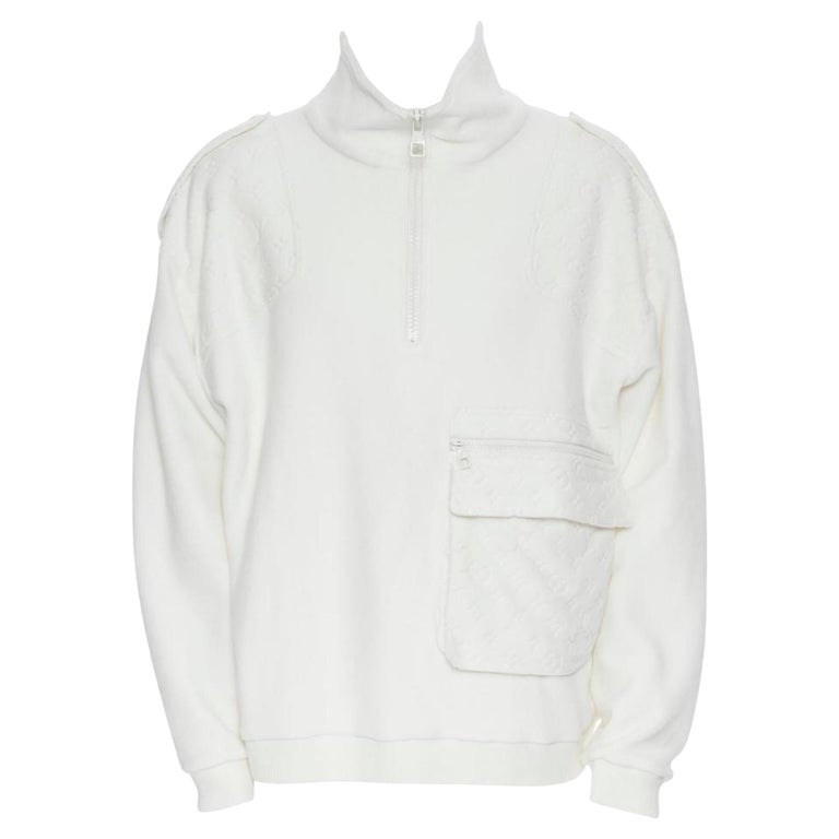Louis Vuitton Men's White Cotton LV Rainbow Collar Half Zip Polo – Luxuria  & Co.