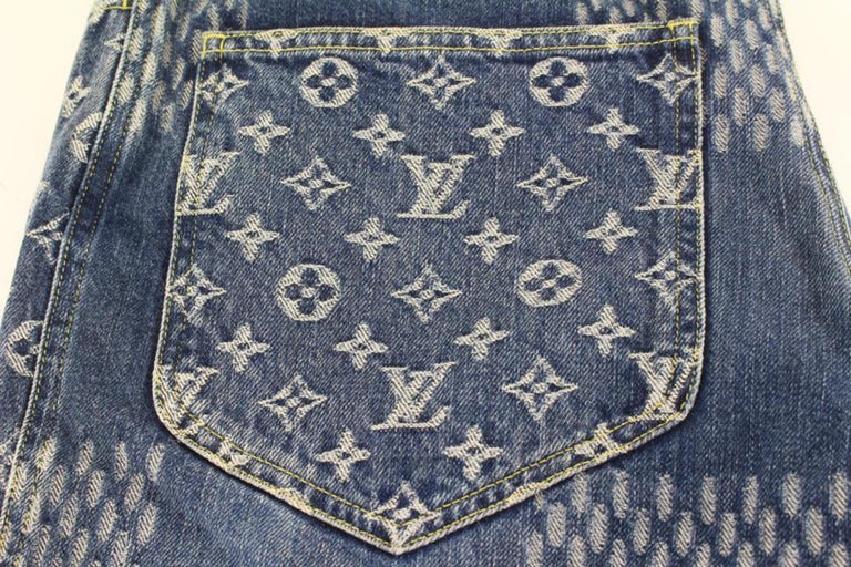 Louis Vuitton Nigo Damier Wave Denim Jacket