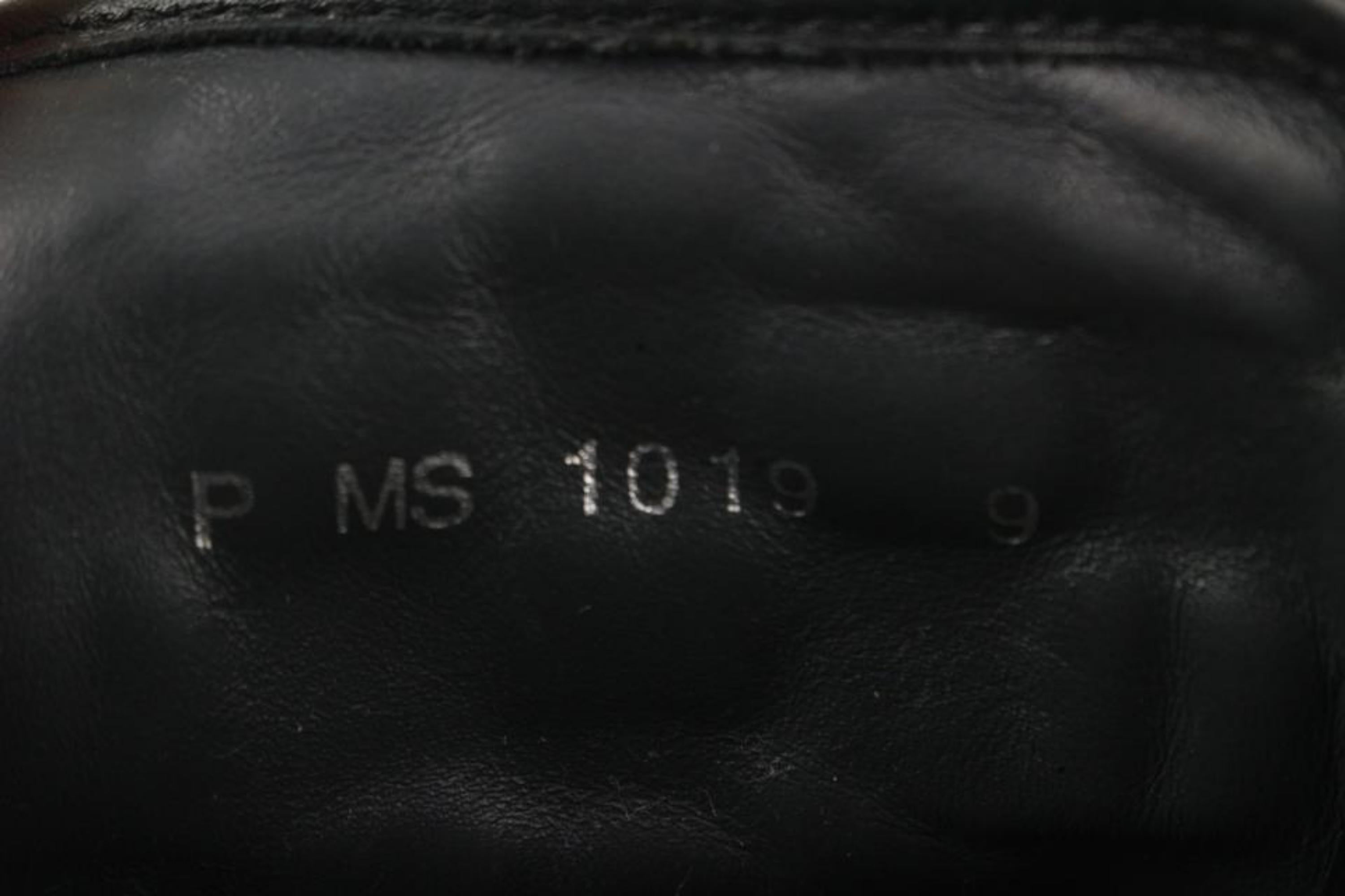 Louis Vuitton Herren US 10 Schwarze Damier Infini Turnschuhe mit niedrigem Oberteil 1123LV41 im Angebot 7