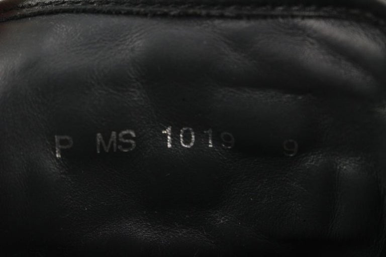 Louis Vuitton Black Leather Damier Infini High Top Sneakers, Size 11 (LXZ) 144010000541 RP