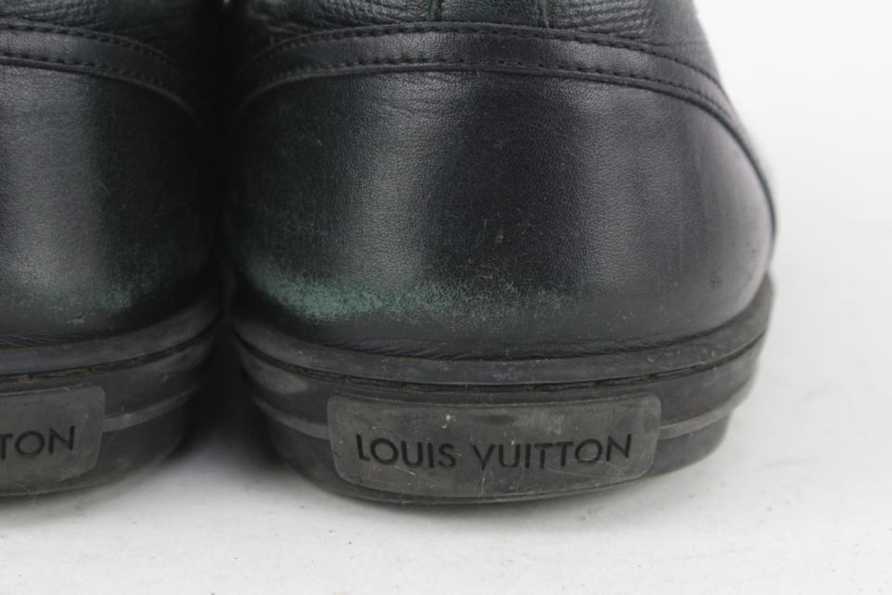 Louis Vuitton, Shoes, Louis Vuitton Mens Major Loafers Giant Damier  Graphite With Leather Black