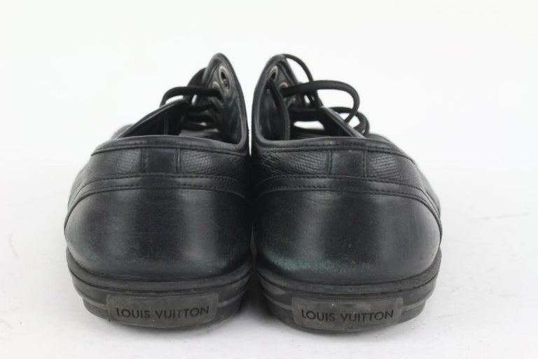 Louis Vuitton Men's Low-Top Sneakers Wool and Nubuck Black 19532868