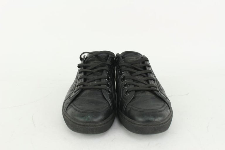 Louis Vuitton LV Monogram Leather Iridescent Luxembourg Sneakers Flats 6.5  10 W