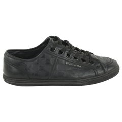 Louis Vuitton Men's US 10 Black Damier Infini Sneakers Low Top 1123LV41