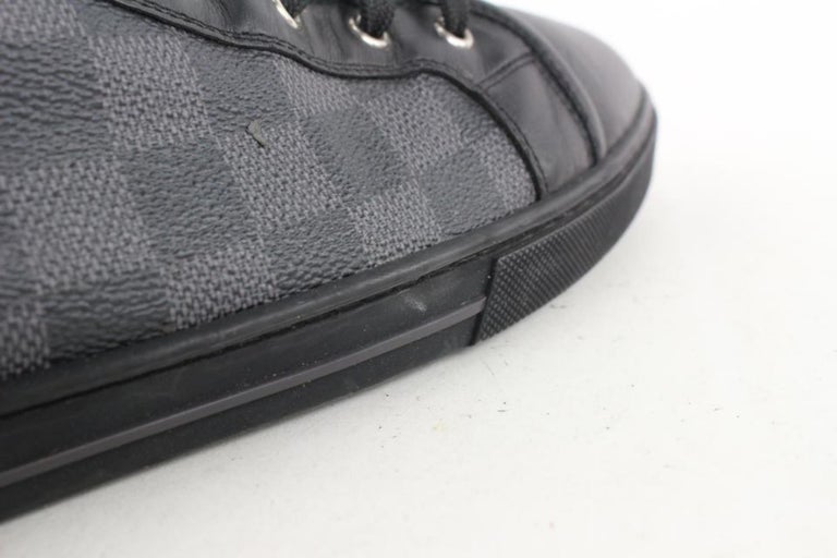 Authentic LOUIS VUITTON DAMIER GRAPHITE Sneakers GO 0193 US 9 LOW PRICE