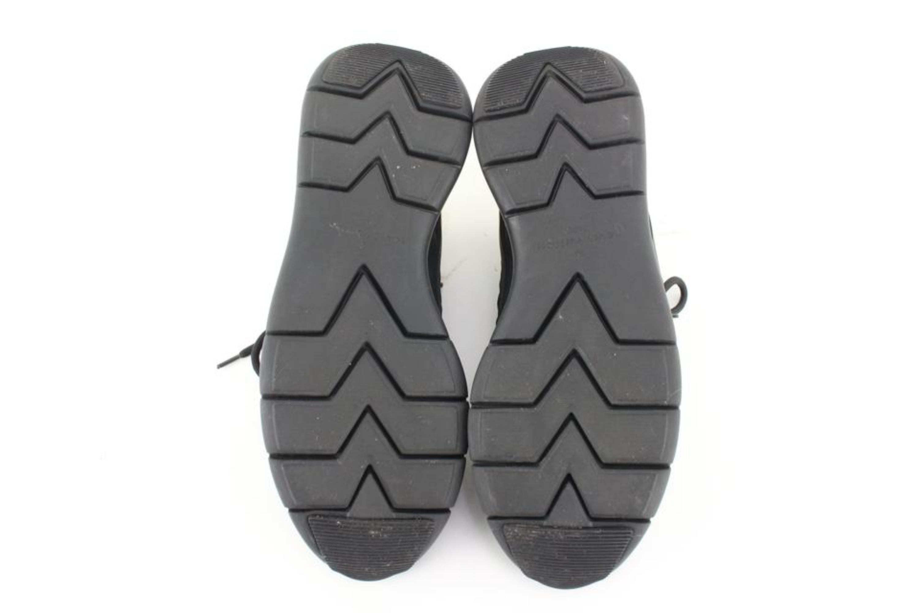 Louis Vuitton Men's US 8.5 Black Camo Fastlane Sneaker 61lv628s 1