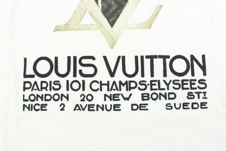 T-shirt Louis Vuitton Blue size XL International in Cotton - 31217048