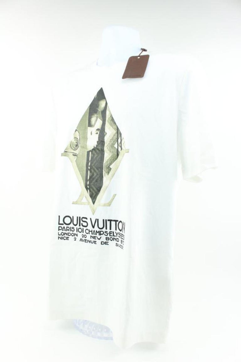 Louis Vuitton Herren XL Diamond Address Afircan Art LV T-Shirt