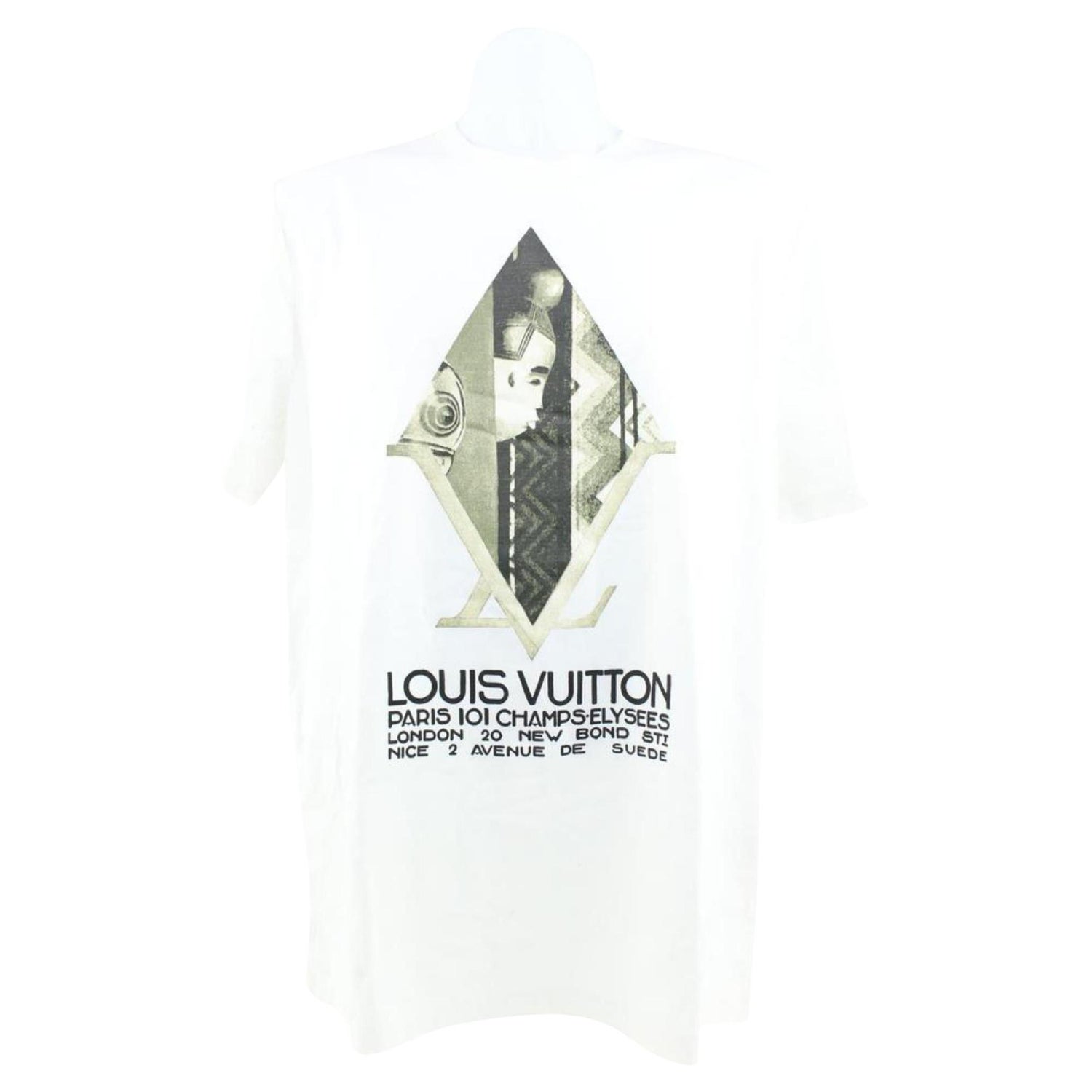 Louis Vuitton Ultra Rare Women's Small Stephen Sprouse LV Charm Shirt –  Bagriculture