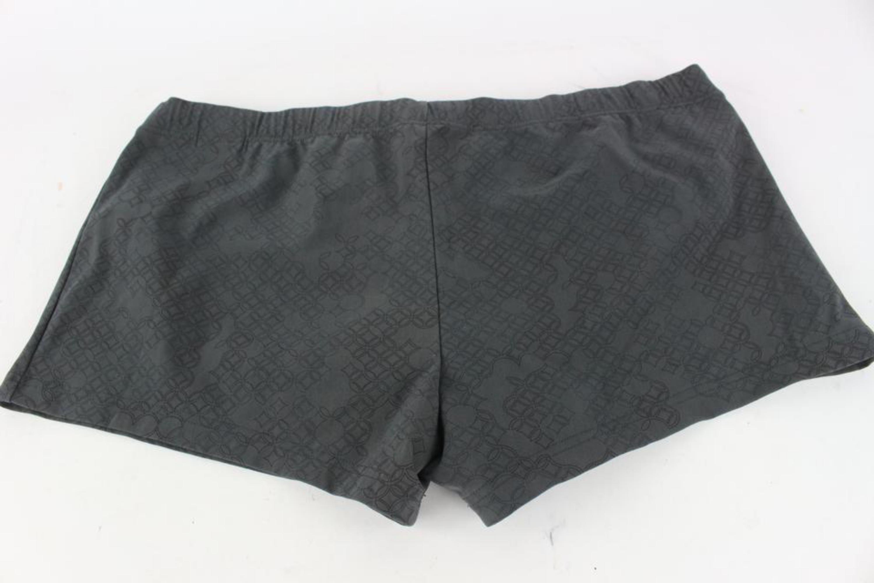 Louis Vuitton Men's XL Monogram Logo Swim Trunk Shorts Bathing Suit lmlv1028 For Sale 2