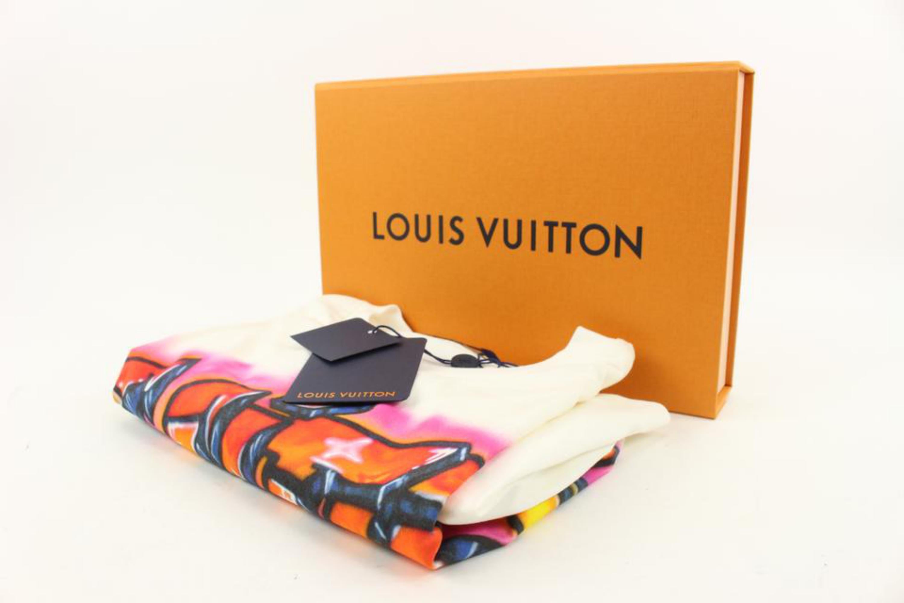 Louis Vuitton Men's XXL Virgil Abloh Snow LV Logo Do a Kickflip T-Shirt Tee  124l at 1stDibs