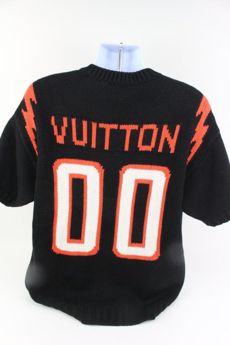 Wopsters Closet Louis Vuitton Football T-Shirt Knit Sweater Sz XL